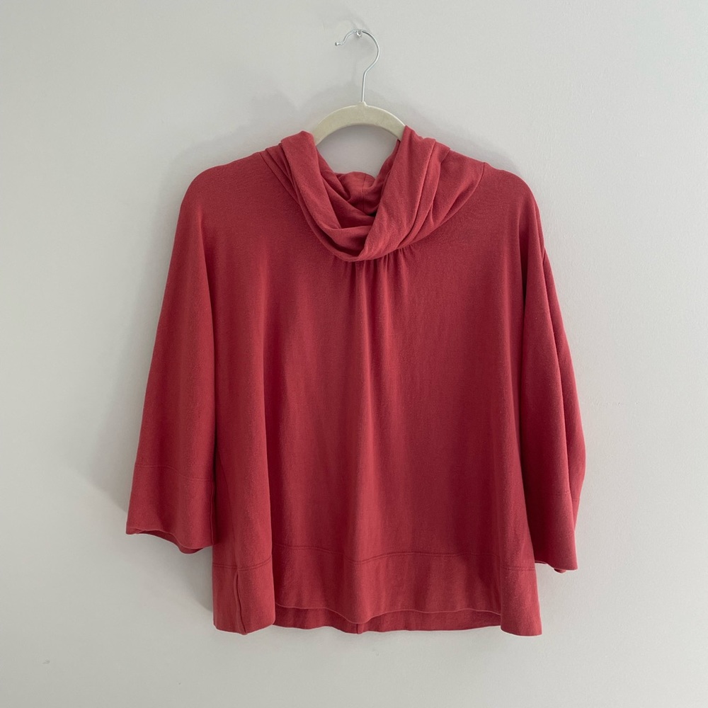 garnet hill cowl neck knit tunic